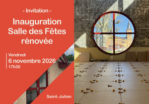 Inauguration de la salle des fêtes !